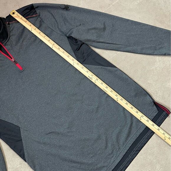 Spyder Active ProWeb Mens Large 1/4 Zip Pullover Jacket Sweatshirt Performance - Picture 7 of 9